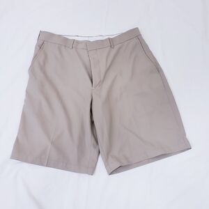 Walter Hagen Khaki Tan Beige Golf Shorts Flat Front Size 36 Waist Deals!